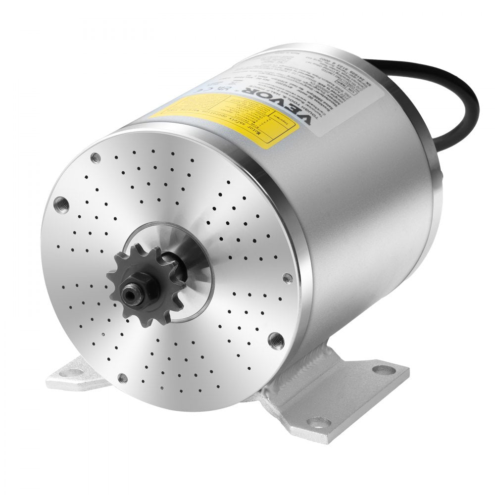 VEVOR 500W Electric Brushless DC Motor Kit - 36V 3000rpm Motor with Upgraded Speed Controller, Throttle Grip Kit for Go Karts E-Bike Motorcycle Scooter