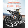VEVOR 500W Electric Brushless DC Motor Kit - 48V 2700rpm Motor with Upgraded Speed Controller for Go Karts E-Bike Motorcycle Scooter