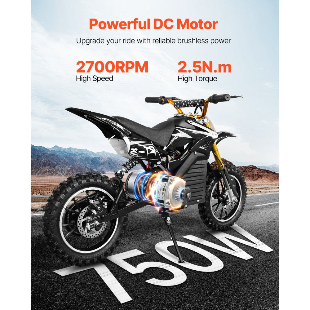 VEVOR 750W Electric Brushless DC Motor Kit - 48V 2700rpm Motor with Upgraded Speed Controller for Go Karts E-Bike Motorcycle Scooter