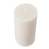 VEVOR 3 Pack White Unscented Pillar Candles, 65 Hours Long Burning Pillar Candle, 3 x 6 Inch Smokeless Unscented Candles, Natural Palm Wax Candles for Home, Weddings, Christmas, White