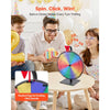 VEVOR 12 in Spinning Prize Wheel, 12 Slots Spinning Wheel with Stand, Tabletop Win Fortune Roulette with a Dry Erase and 2 Markers, 6 Colors, Easy Assembly, for Party Pub Trade Show Carnival Events
