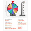 VEVOR 12 in Spinning Prize Wheel, 12 Slots Spinning Wheel with Stand, Tabletop Win Fortune Roulette with a Dry Erase and 2 Markers, 6 Colors, Easy Assembly, for Party Pub Trade Show Carnival Events