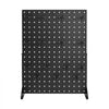 VEVOR Pegboard Display Stand, 17 x 13 Inch Tabletop Pegboard Display Stand with 30 Hooks, Thickened Cold-Rolled Steel Peg Board Panel for Grocery, Retail Store and Jewelry Shop, Black (2 PCS)
