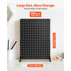 VEVOR Pegboard Display Stand, 17 x 13 in Tabletop Pegboard Display Stand, Accessories Rack Organizer, Thickened Cold-Rolled Steel Peg Board Panel for Grocery Retail Store Jewelry Shop, Black (4 PCS)