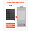 VEVOR Pegboard Display Stand, 17 x 13 in Tabletop Pegboard Display Stand, Accessories Rack Organizer, Thickened Cold-Rolled Steel Peg Board Panel for Grocery Retail Store Jewelry Shop, Black (4 PCS)