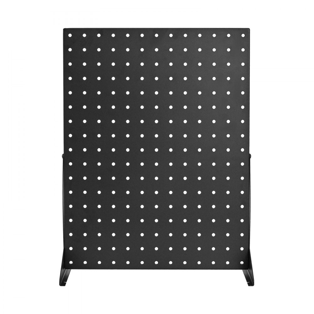 VEVOR Pegboard Display Stand, 17 x 13 in Tabletop Pegboard Display Stand, Accessories Rack Organizer, Thickened Cold-Rolled Steel Peg Board Panel for Grocery Retail Store Jewelry Shop, Black (4 PCS)