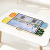 VEVOR 1000 Piece Rotating Puzzle Board with 4 Colorful Felt Drawers and Cover, 29x21 in Portable Wooden Table, Adjustable 2-Tilting-Angle Jigsaw Puzzle Accessories for Adults, Birthday Gift for Mom