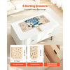 VEVOR 1500 Piece Rotating Puzzle Board with 5 Drawers and Cover, 34x25 inch in Portable Wooden Table, Jigsaw Puzzle Accessories for Adults, Puzzles Organizer Storage System, Birthday Gift for Mom