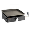 VEVOR Commercial Griddle, 16.9" Heavy Duty Manual Flat Top Griddle, Countertop Gas Grill with Non-Stick Cooking Plate, Steel Natural Gas Griddle, 2-Burners Restaurant Portable Grill -  22,000 BTU