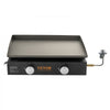 VEVOR Commercial Griddle, 22.4" Heavy Duty Manual Flat Top Griddle, Countertop Gas Grill with Non-Stick Cooking Plate, Countertop Gas Griddle, H-Shaped Burner Restaurant Portable Grill, 13,000 BTU