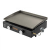 VEVOR Commercial Griddle, 22.4" Heavy Duty Manual Flat Top Griddle, Countertop Gas Grill with Non-Stick Cooking Plate, Countertop Gas Griddle, H-Shaped Burner Restaurant Portable Grill, 13,000 BTU
