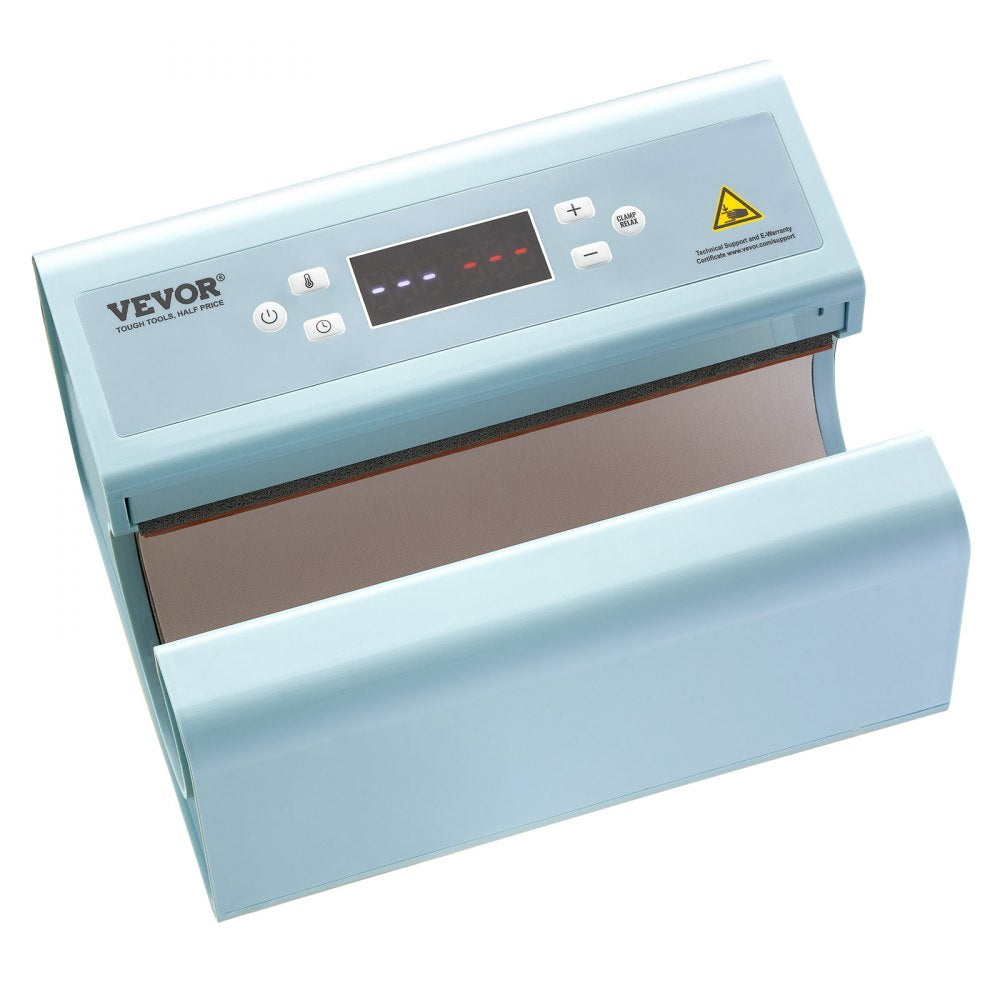 VEVOR Auto Tumbler Heat Press Machine, Mug Heat Press for 11-30oz Sublimation Tumblers, Heat Up Fast and Even, Tumbler Press with Tape and Glove, Temp and Time Setting, for Tumblers, Cups, Mugs, Blue