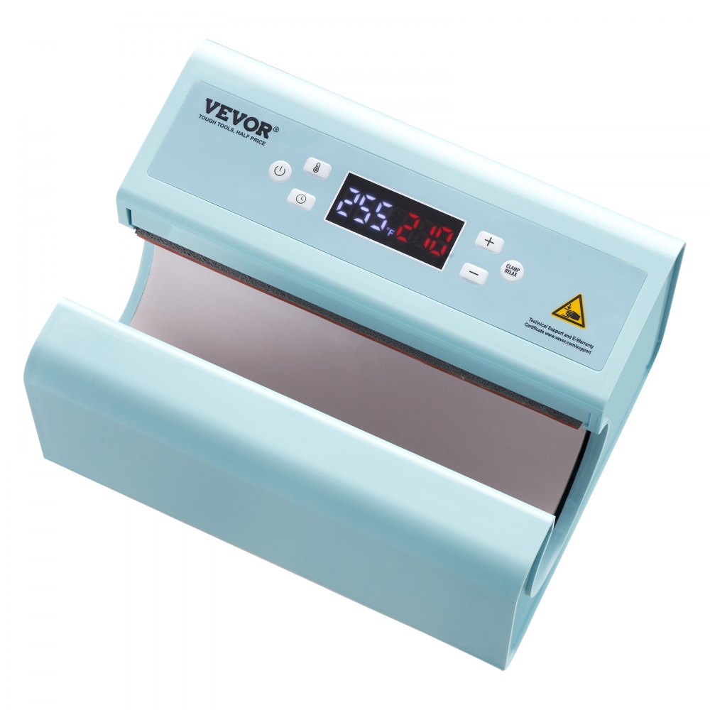 VEVOR Auto Tumbler Heat Press Machine, Mug Heat Press for 11-30oz Sublimation Tumblers, Heat Up Fast and Even, Tumbler Press with Tape and Glove, Temp and Time Setting, for Tumblers, Cups, Mugs, Blue