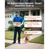 VEVOR Video Doorbell, 2K Wireless Camera Ring Doorbell Works with 170° Ultra-Wide View, 2-Way Audio, Motion Detection & Night Vision, Supports Alexei & Google, Cloud Storage, Battery/Wired Powered