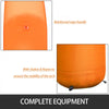 Orange Outdoor Advertising Inflatable Arch Air Blower 19.5FT with Blower