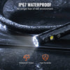 VEVOR Borescope Triple Lens Endoscope Camera with Light, 4.3" IPS Screen Inspection Camera with 8 + 2 Lights, IP67 Waterproof Snake Scope Camera for Automotive, Plumbing (16.4FT Cable, 32GB Card)
