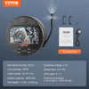 VEVOR Borescope Triple Lens Endoscope Camera with Light, 4.3" IPS Screen Inspection Camera with 8 + 2 Lights, IP67 Waterproof Snake Scope Camera for Automotive, Plumbing (16.4FT Cable, 32GB Card)