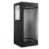 VEVOR Upgraded Portable Steam Sauna for Home, 1 Person Full Body Home Spa Tent with Steamer & 1 Foldable Chairs & Remote & Essential Oil Box,Heavy-Duty Stainless Steel Frame Sauna Box, (Black)