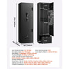 VEVOR 4 gun safe dimensions and specifications diagram