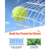 VEVOR Lacrosse Goal, 6' x 6' Lacrosse Net, Portable Lacrosse Goal with Carry Bag, Fiberglass Rod Backyard Lacrosse Training Equipment, Easy Setup Collegiate Goal, Perfect for Youth Adult Training