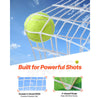 VEVOR Lacrosse Goal, 6' x 6' Lacrosse Net, Steel Frame Backyard Lacrosse Training Equipment, Portable Lacrosse Goal with Carry Bag, Quick & Easy Setup, Perfect for Youth Adult Training, Orange