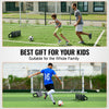 VEVOR Soccer Rebounder Board, 40"X12" Portable Soccer Wall with 2 Angles Rebound, Foldable HDPE Kickback Rebound Board, Soccer Training Equipment for Kids and Adults, Passing & Shooting Practice
