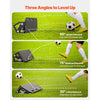 VEVOR Soccer Rebounder Board, 40 x 12 in Portable Soccer Rebound Wall, HDPE Sports Kick Back Trainer, 3 Adjustable Angles, Easy Setup Ball Practice Training Equipment for Passing & Reaction Skills