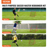 VEVOR Soccer Rebounder Rebound Net, Kick-Back 39"x39", Portable Football Training Gifts, Aids & Equipment for Kids Teens & All Ages, Easy Set Up & Perfect Storage