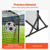 VEVOR Soccer Rebound Trainer, 6x4FT Iron Soccer Training Equipment, Sports Football Rebounder Wall, Double-Sided Rebounding Net, Easy Assembly, Perfect for Backyard Practicing, Solo Training, Passing