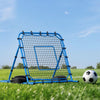 VEVOR Soccer Rebounder Net, Quick-Switch Angle Soccer Goal Rebounder for Control, Passing Practice, Heavy-Duty Iron Frame & PE Net, Easy Setup Ball Training Equipment for Teens&Adults,3.7 x 3.7 ft