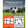 VEVOR Soccer Rebounder Net, Quick-Switch Angle Soccer Goal Rebounder for Control, Passing Practice, Heavy-Duty Iron Frame & PE Net, Easy Setup Ball Training Aids & Equipment for Teens&Adults,5 x 4 ft