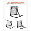 VEVOR Soccer Rebounder Rebound Net, Kick-Back 34"x34", Portable Football Training Gifts, Fully Adjustable Angles Goal Net, Aids & Equipment for Kids Teens & All Ages, Easy Set Up & Perfect Storage