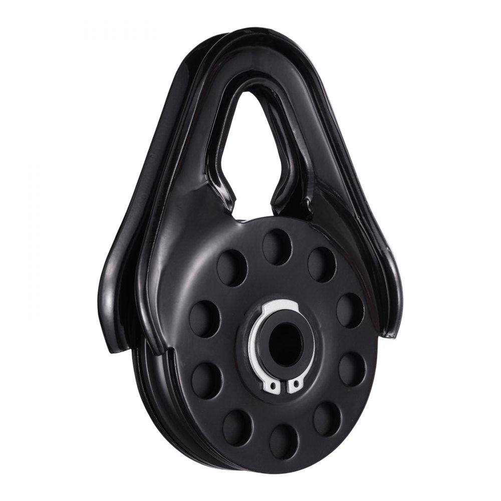VEVOR 14.5 Ton Snatch Block for Winch Recovery, Heavy Duty 32,000 lbs Break Strength, Work with 3/8 inch Rope, Compact Offroad Recovery Accessory for Towing & Recovery on Truck, Tractor, ATV & UTV