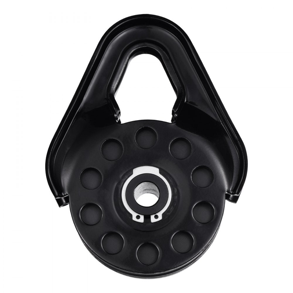 VEVOR 14.5 Ton Snatch Block for Winch Recovery, Heavy Duty 32,000 lbs Break Strength, Work with 3/8 inch Rope, Compact Offroad Recovery Accessory for Towing & Recovery on Truck, Tractor, ATV & UTV