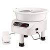 VEVOR Pottery Wheel, 10 inch Pottery Forming Machine, Direct Drive Ceramic Wheel with 3 Support Legs for DIY Art Craft, 350W Electric Wheel for Pottery with Foot Pedal and LCD Touch Screen, White