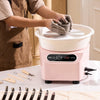 VEVOR Pottery Wheel, 10 inch Pottery Forming Machine, 350W Electric Wheel for Pottery with Foot Pedal and LCD Touch Screen, Direct Drive Ceramic Wheel with Shaping Tools for DIY Art Craft, Pink