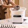 VEVOR Pottery Wheel, Direct Drive Ceramic Wheel with Shaping Tools for DIY Art Craft, 10 inch Pottery Forming Machine, 350W Electric Wheel for Pottery with Foot Pedal and LCD Touch Screen,  White