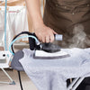 VEVOR Gravity Feed Steam Iron, 1000W Gravity Feed Iron with 3.5 L Large Capacity Tank, Demineralizer Cartridges, Non-Stick Ironing Shoe, 5 Temperature Settings Industrial Electric Steam Iron Set
