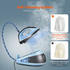 VEVOR Steam Station, 1700W Steam Iron for Clothes with 1.8L Large Capacity Water Tank, Aluminum Alloy + Ceramic Glaze Soleplate, Auto Shut-Off, 4 Temperature Settings, Clothing Iron for Home Ironing