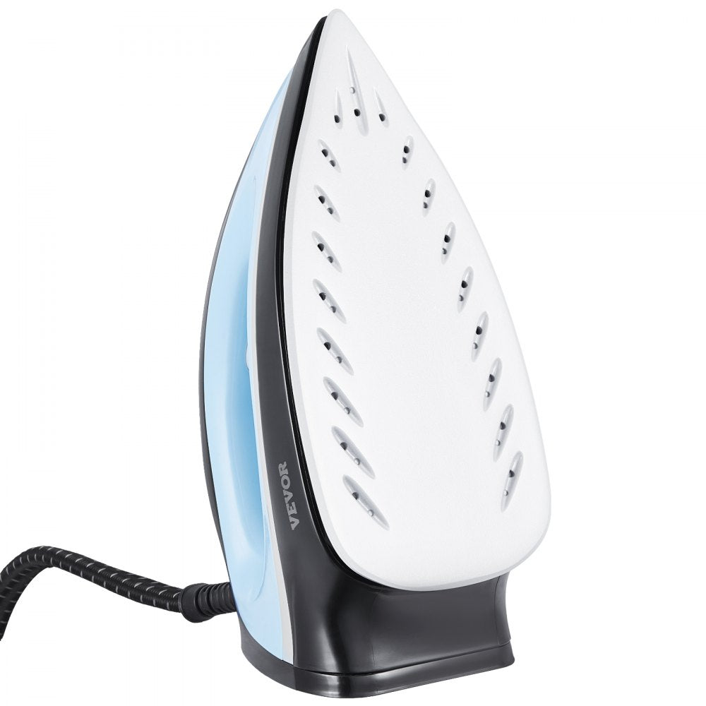 VEVOR Steam Station, 1700W Steam Iron for Clothes with 1.8L Large Capacity Water Tank, Aluminum Alloy + Ceramic Glaze Soleplate, Auto Shut-Off, 4 Temperature Settings, Clothing Iron for Home Ironing