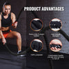 VEVOR Battle Rope, 1.5 Inch Diameter 40Ft Length Polyester Exercise Rope, Battle Exercise Equipment with Protective Sleeve & Anchor, Heavy Weighted Rope for Home Gym Workout Core Strength Training