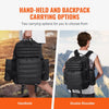 Tactical Backpack, 45L Military Tactical Backpack with Molle Design & 3 Compartments, Army Assault Pack Bag for Men and Women, Range Gear Backpack for Outdoor Adventure, Hiking, Hunting, Black