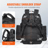 Tactical Backpack, 45L Military Tactical Backpack with Molle Design & 3 Compartments, Army Assault Pack Bag for Men and Women, Range Gear Backpack for Outdoor Adventure, Hiking, Hunting, Black