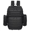 Tactical Backpack, 45L Military Tactical Backpack with Molle Design & 3 Compartments, Army Assault Pack Bag for Men and Women, Range Gear Backpack for Outdoor Adventure, Hiking, Hunting, Black