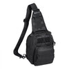 Tactical Sling Bag, 10L Military Rover Shoulder Sling Backpack with Molle Design and Multi-pocket,  600D Tactical Shoulder Bag Ideal for Caping, Hiking and Every Day Carry, Black
