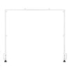 VEVOR Over The Table Rod Stand with Clamps, 13"-42'' Tall & 28"-98" Length Adjustable, Metal Table Arch Stand, Tabletop Balloon Arch Frame for Wedding Birthday Party Christmas Decorations, White