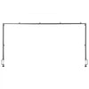 VEVOR Over The Table Rod Stand with Clamps, 13"-42" Tall & 28"-98" Length Adjustable, Metal Table Arch Stand, Tabletop Balloon Arch Frame for Wedding Birthday Party Christmas Decorations, Black