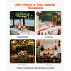 VEVOR Over the Table Rod Stand with Clamps, Adjustable 28"-98" Length & 13"-42" Height, Table Arch Stand with Floral Accessories, Gold Balloon Frame for Wedding Birthday Party Christmas Decoration