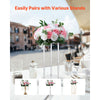 VEVOR Flower Ball Arrangement Bouquet 10 PCS, 17.7-Inch Diameter Artificial Flower Balls Wedding Table Centerpieces, Rose Arrangements for Wedding Centerpiece Home Decorations, Pink and White Roses