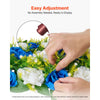 VEVOR Flower Ball Arrangement Bouquet 10 PCS, 19.6 x 8.6 Inch Artificial Flower Balls Wedding Table Centerpieces, Faux Rose Arrangements for Wedding Centerpiece Home Decoration, Blue and White Roses